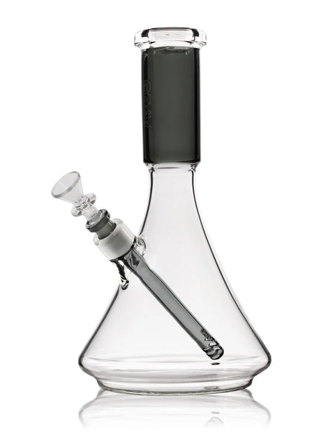 Grav Large Deco Beaker Water Pipe