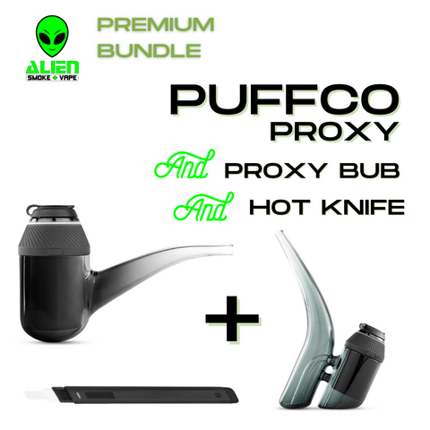 Puffco Proxy Black + Proxy Bub + Onyx Hot Knife