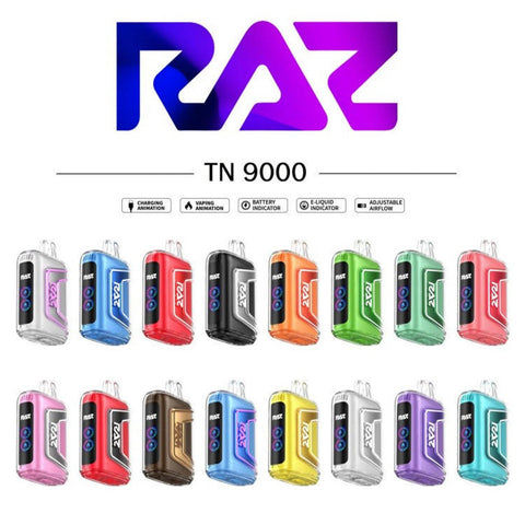RAZ TN9000 puffs