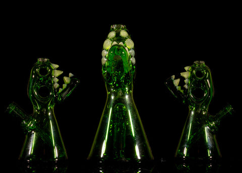 Enuff Glass - Color T-rex Beaker