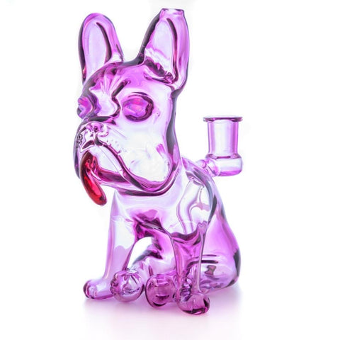 Swanny Glass Purple Frenchie